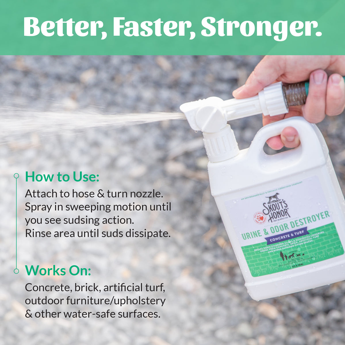 Urine & Odor Destroyer Concrete & Turf