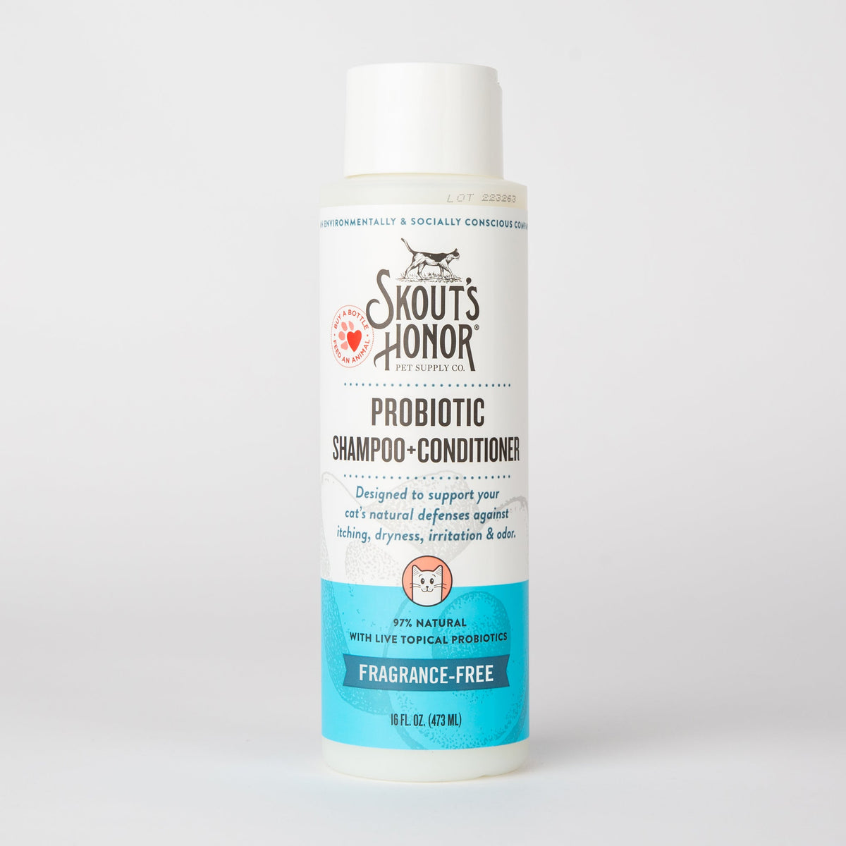 Cat Probiotic Shampoo + Conditioner Fragrance Free
