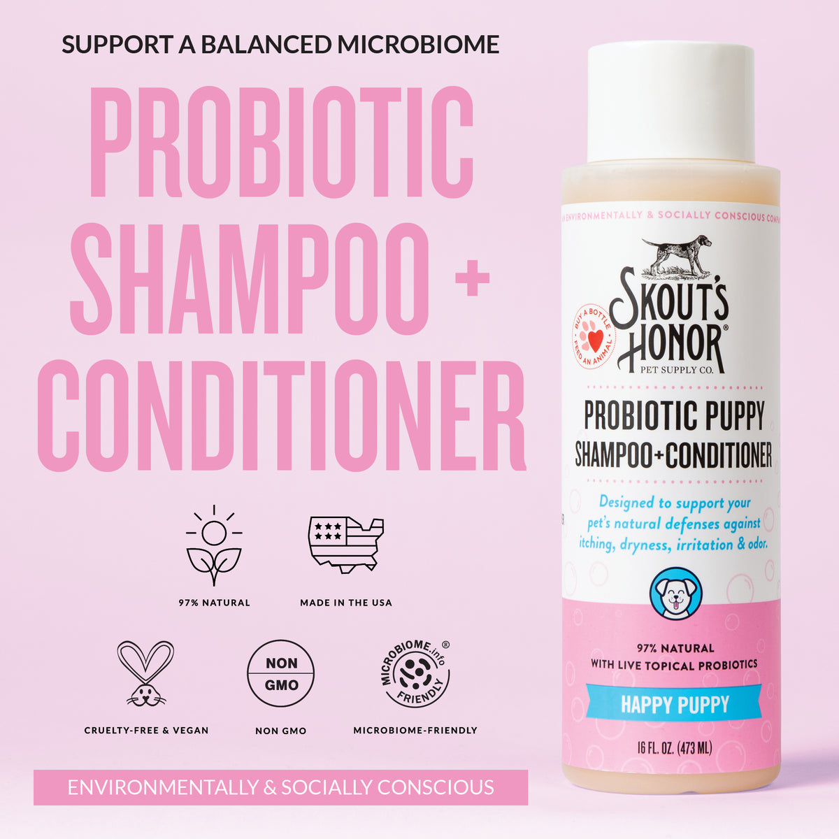 Probiotic Shampoo + Conditioner