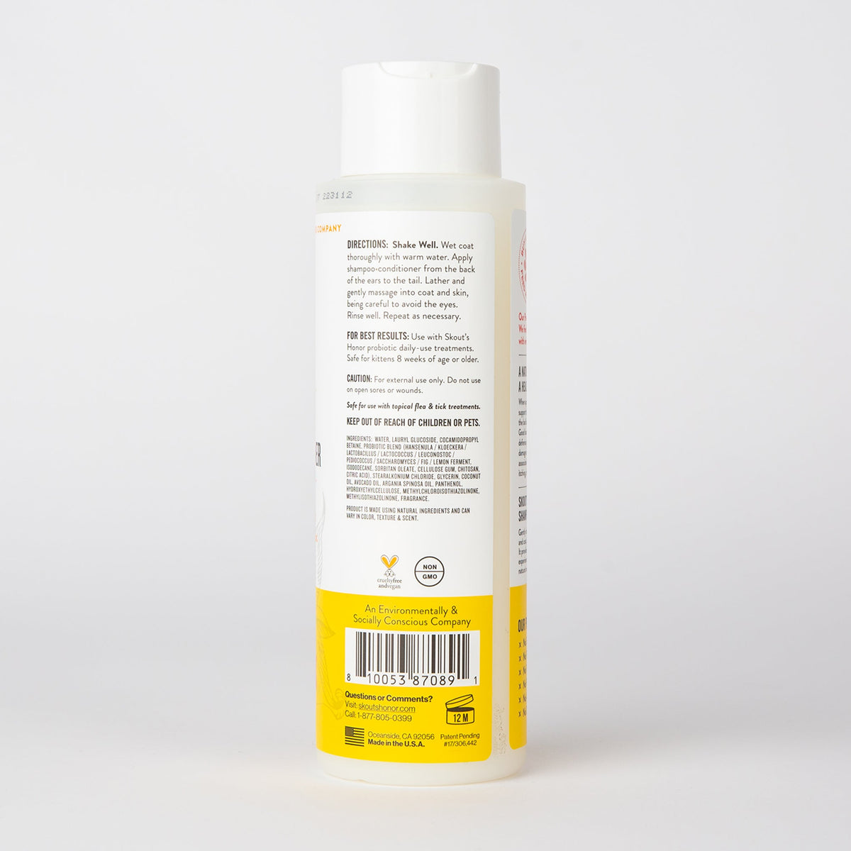 Cat Probiotic Shampoo + Conditioner Honeysuckle