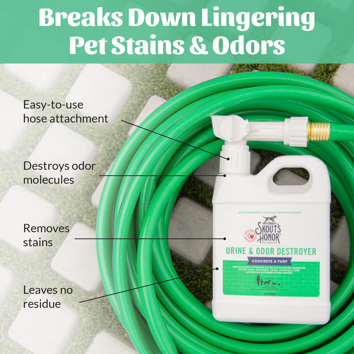 Urine & Odor Destroyer Concrete & Turf