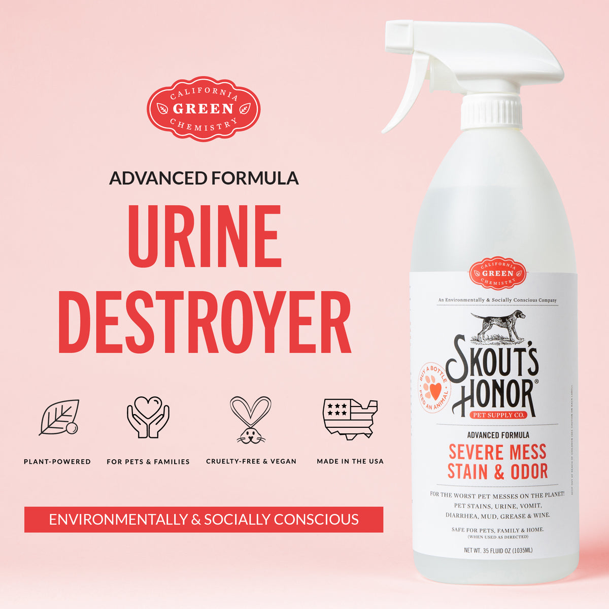 Severe Mess Stain & Odor Advanced Formula