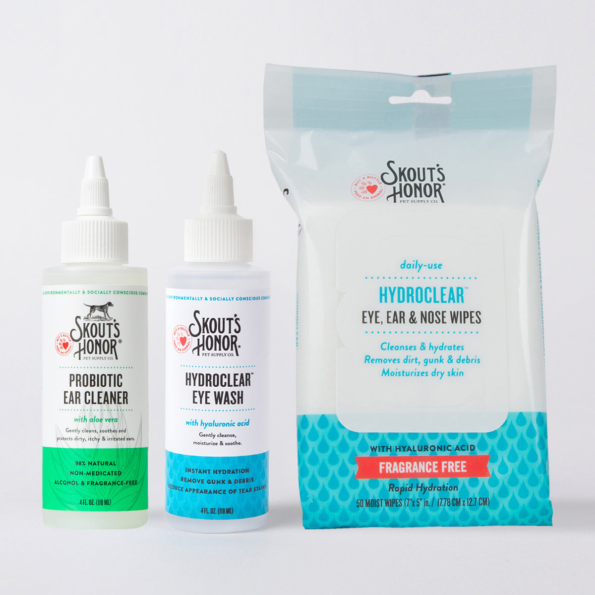 NEW HydroClear™ Eye, Ear & Nose Bundle Dog