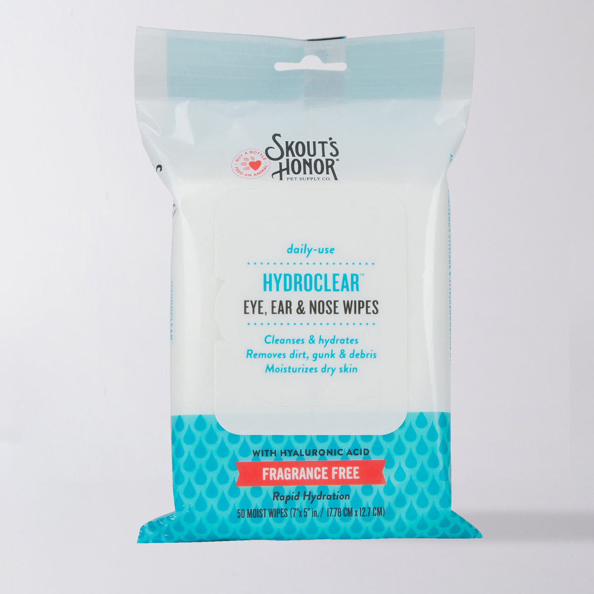 NEW HydroClear™ Eye, Ear & Nose Wipes