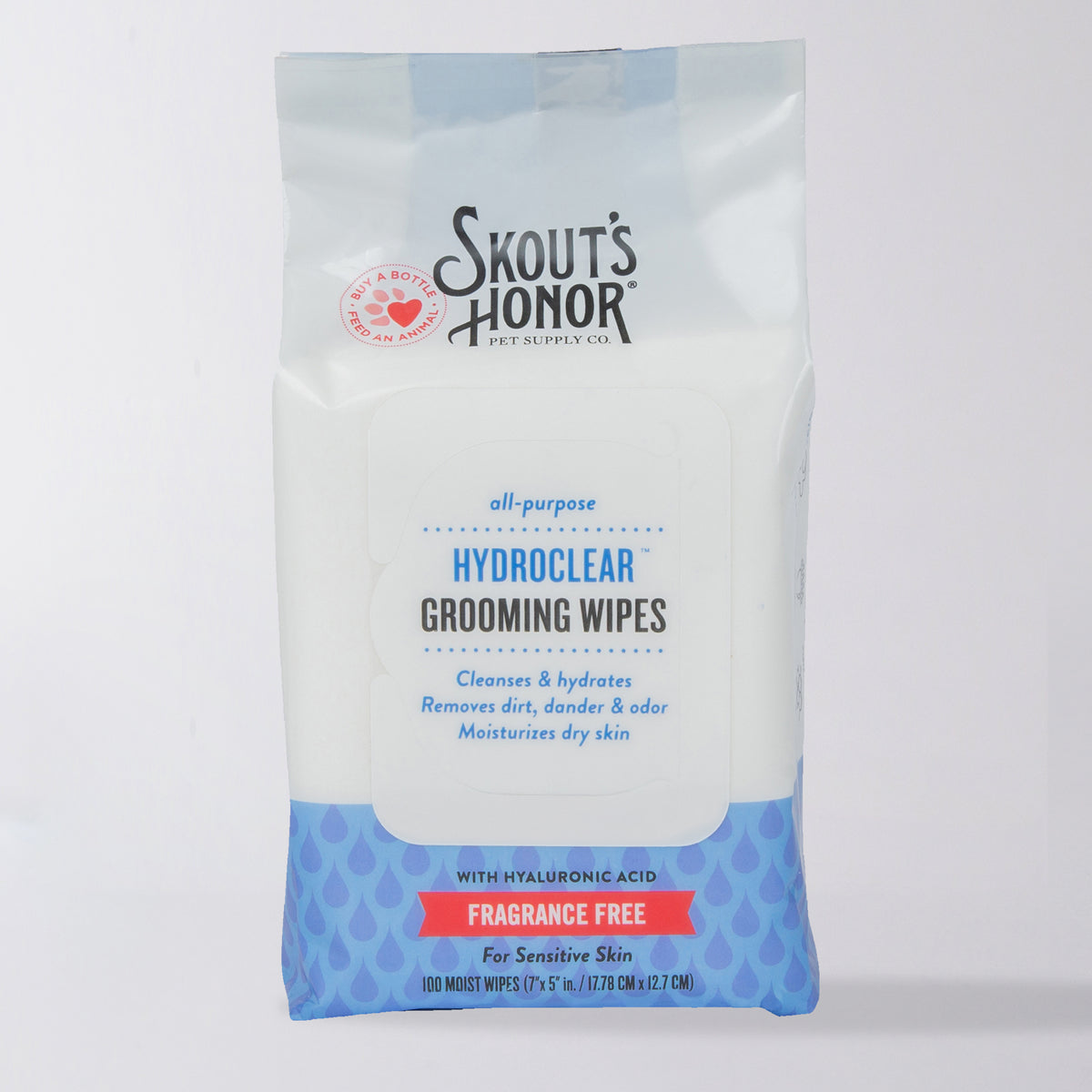 NEW HydroClear™ Grooming Wipes Fragrance Free